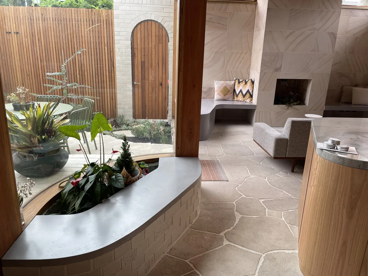 Bespoke concrete custom build by SnapCo for a private commission, hand-cast in Mordialloc