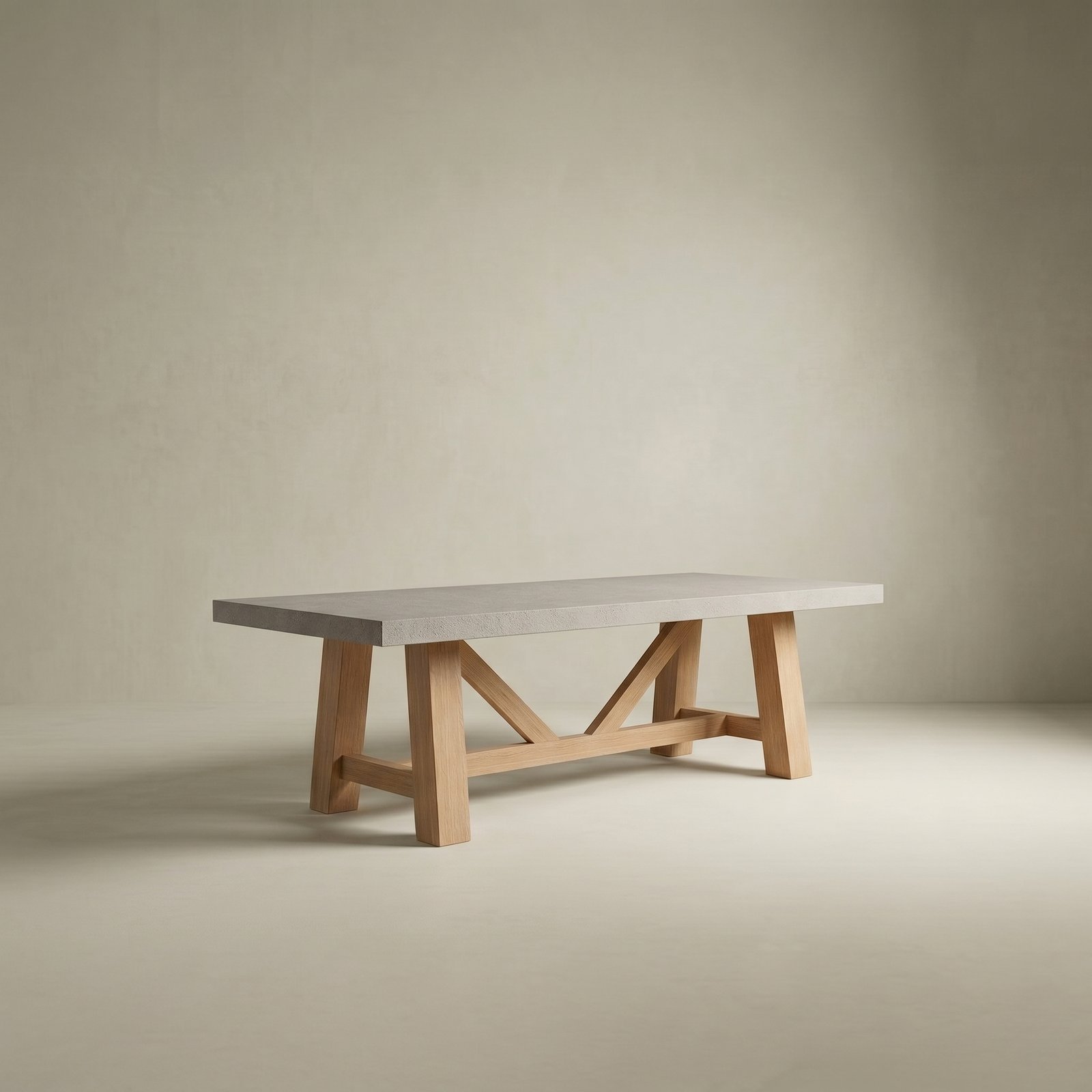 Farmhouse Concrete Dining Table