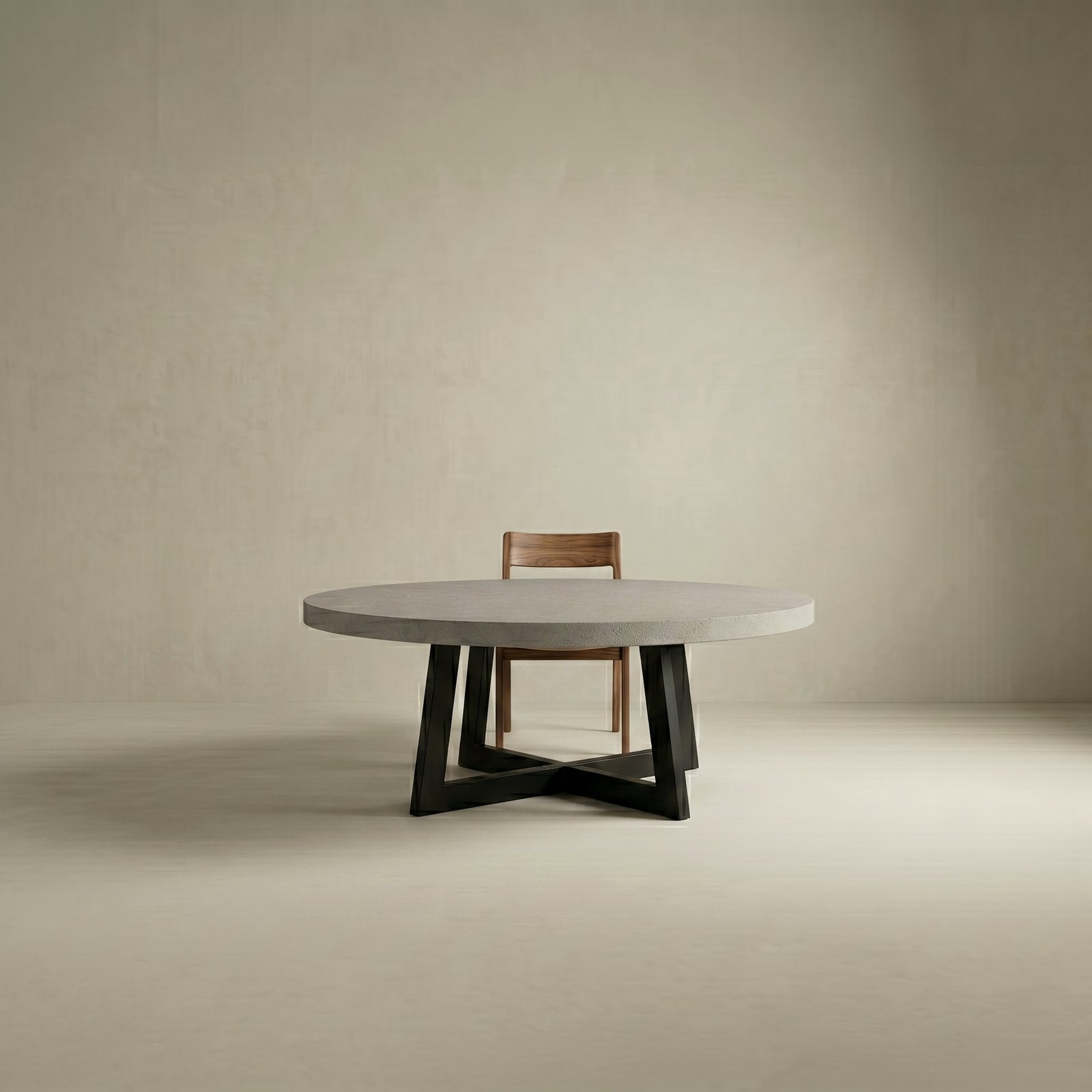 IronCross Concrete Dining Table - Round