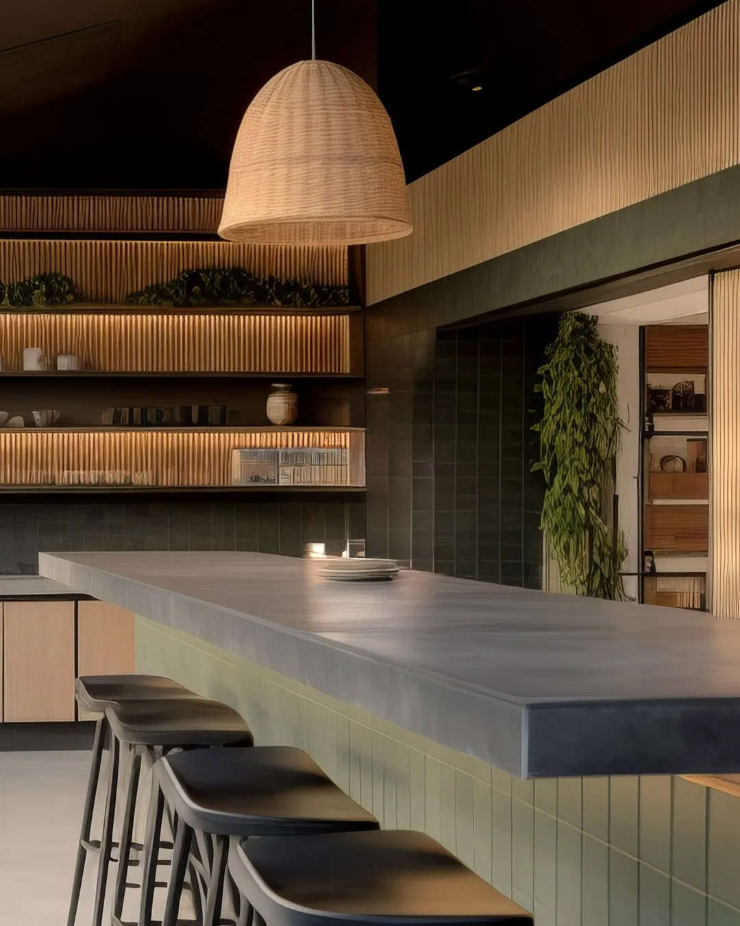 Creative agency fit-out, a SnapCo concrete benchtop project in Richmond, VIC