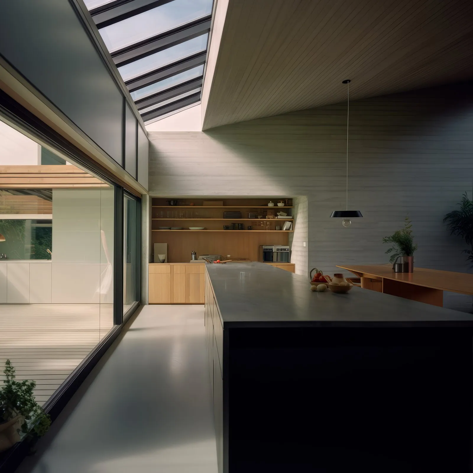 Period home, modern rear extension, a SnapCo concrete benchtop project in Toorak, VIC