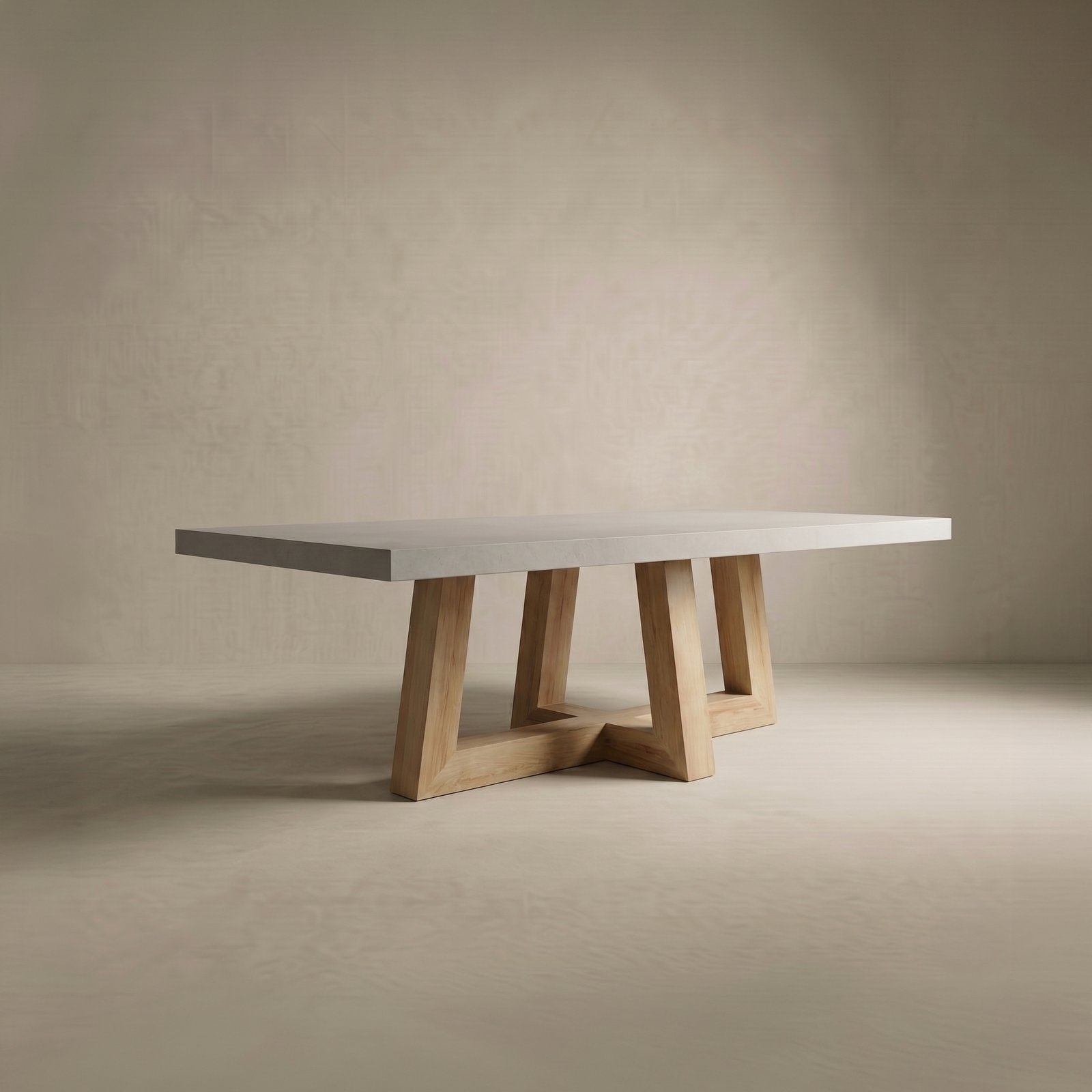 TimberCross Concrete Dining Table