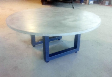 Outdoor concrete tables