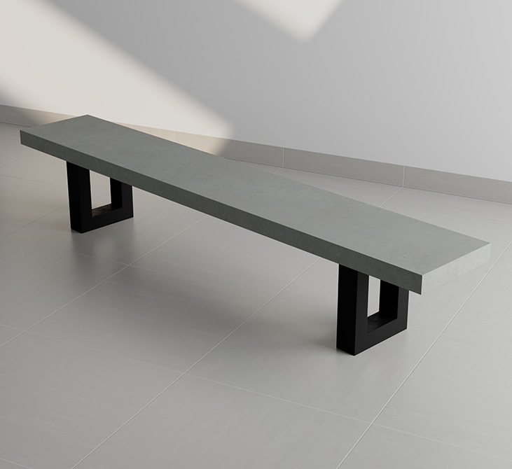 Snap Ironstone Bench Seat Perspective Studio V2