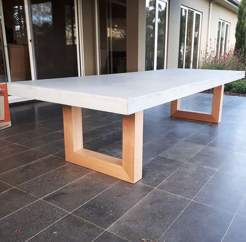 Concrete Dining Table Melbourne Round, Round Concrete Dining Table Australia
