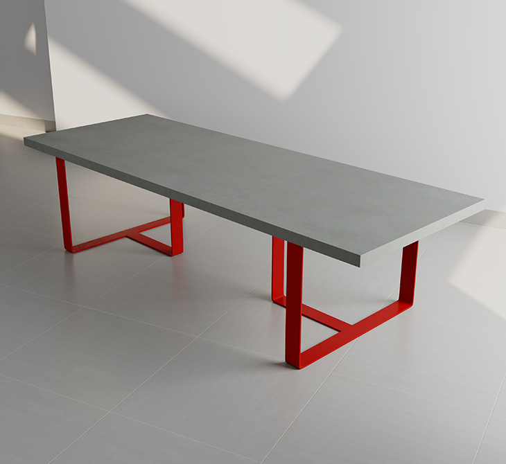 Snap Lek Table Perspective Studio Red