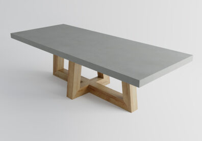 TimberCross Concrete Dining Table