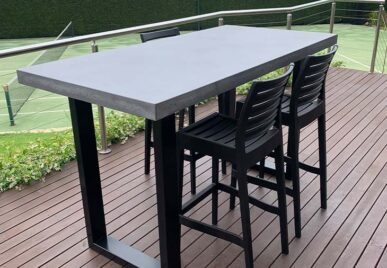 IronStone Concrete Bar Table