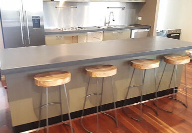 Concrete benchtops countertops