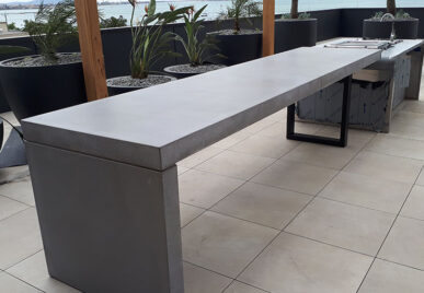 Concrete benchtops countertops