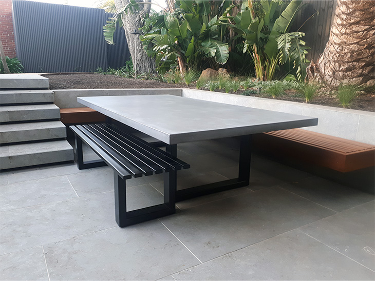 Outdoor Concrete Tables Gallery Snap Concrete