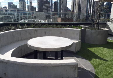 In Situ Concrete Seating