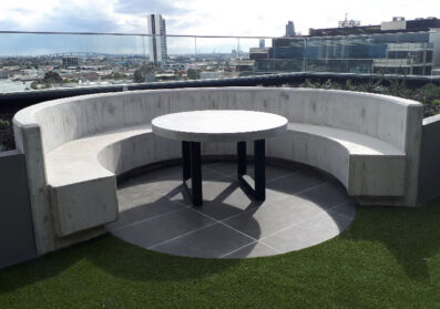 In Situ Concrete Seating Project