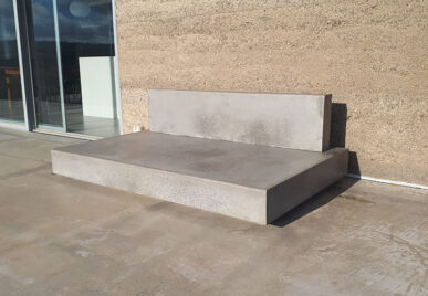 Minimalist Concrete Lounge seating