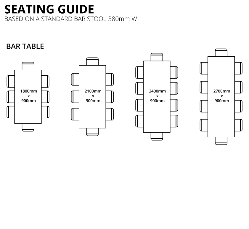 Snap Seating Guide Bar Ironstone